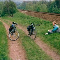 1991 Plandampf Eisennach mit den Rad mit Maik (10)