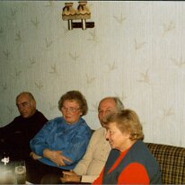 1991 Ruth Elli Hein und Hans beim Jens in der Berthastrasse 21